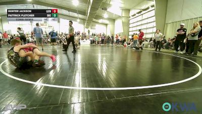 92 lbs Consolation - Hunter Jackson, Locust Grove Youth Wrestling vs Pattrick Fletcher, Brushy Wrestling Club