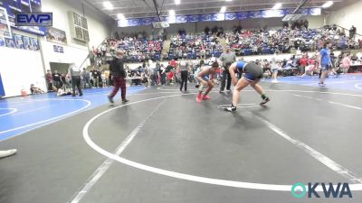 140 lbs Semifinal - David Sanchez, Locust Grove vs Gia Garcia, Wagoner Takedown Club