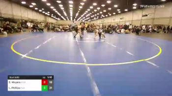 150 lbs Semifinal - Steel Meyers, Best Trained USA 14U vs Landon Phillips, Roundtree Wrestling Academy 14U