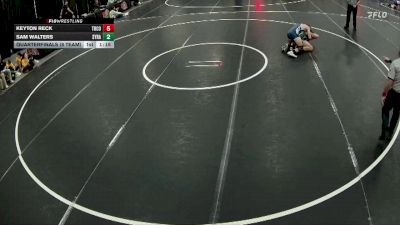 157 lbs Quarterfinals (8 Team) - Keyton Reck, Tri County vs Sam Walters, Syracuse