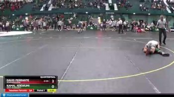 165 lbs Quarterfinal - David Ferrante, Northwestern vs Kamal Adewumi, Ohio University