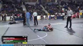 55 lbs Quarterfinal - Coulter Coryell, Oberlin vs Abraham Heim, Greater Heights