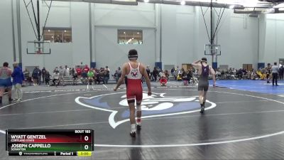 125 lbs Cons. Round 4 - Joseph Cappello, Scranton vs Wyatt Gentzel, Cortland State