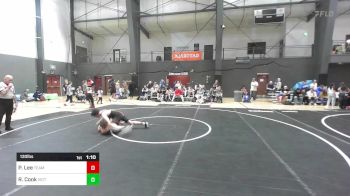 130 lbs Semifinal - Parker Lee, Team Aggression vs Raiden Cook, Victory Wrestling-Central WA