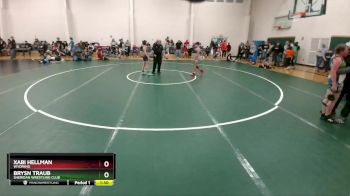 102 lbs Quarterfinal - Xabi Hellman, Wyoming vs Brysn Traub, Sheridan Wrestling Club