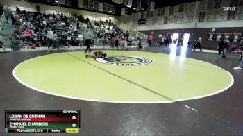 71 lbs Semifinal - Logan De Guzman, Monster Garage vs Emanuel Chambers, Poway Elite
