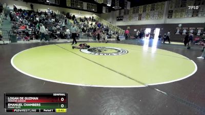 71 lbs Semifinal - Logan De Guzman, Monster Garage vs Emanuel Chambers, Poway Elite