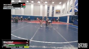 135 lbs Champ. Round 2 - Layla Espinoza, Courtland vs Bella Vogler, High Point Regional