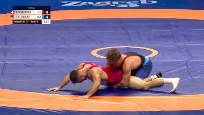 92 kg 1/8 Final - Samuel Scherrer, Switzerland vs Trent Niemond Hidlay, United States