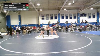 285 lbs Quarterfinal - Mike Whalen, Natick vs Jack Disharoon, Tri-County