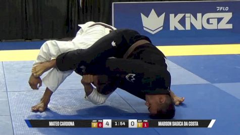 Mateo Cardona Wins Pans With A Choke From The Back | Jiu-Jitsu Submission