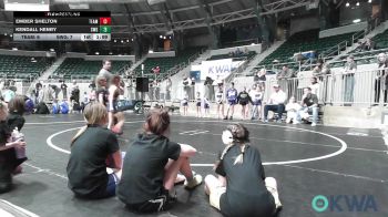 49 lbs Rr Rnd 1 - Ember Shelton, Team Tulsa Girls vs Kendall Henry, SW Girls