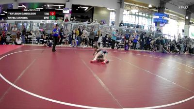 70 lbs Quarterfinal - Nayeli Aranda, Wolf Pack Wrestling TX vs Kyleigh Danielson, Texas Elite Wrestling Club