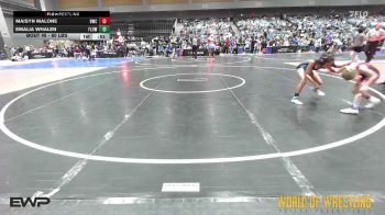 60 lbs Semifinal - Maisyn Malone, Bartlesville Wrestling Club vs Emalia Whalen, FLOW Academy