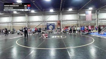 100 lbs Rr Rnd 6 - Mason Keessecker, South Hills Wrestling Academy - MSE vs James Knox, Steller Trained Skywalkers - MSE