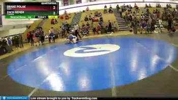 160 lbs Quarterfinal - Drake Polak, Reed vs Zach Remer, Carson