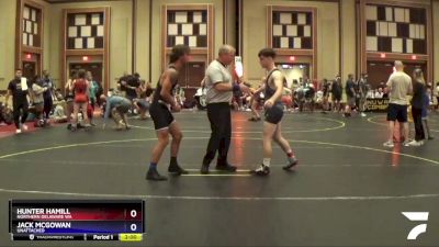 145-165 lbs Round 3 - Jack McGowan, Unattached vs Hunter Hamill, Northern Delaware WA