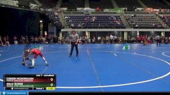 55 lbs Semifinal - Kruz Burke, Mineral Point Wrestling Club vs Conor McDonough, Pursuit Wrestling Minnesota