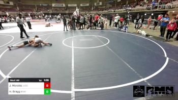 95 lbs Final - Jaxon Moralez, Juggernaut Wrestling Lun vs Hudson Bragg, Bearcave WC