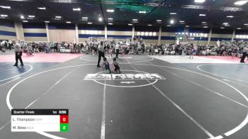 64 lbs Quarterfinal - Lorena Thompson, Toppenish USA vs Makenzi Boss, Gold Rush Wr Acd