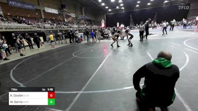 73 lbs Final - Abel Coulon, Gladiator Wr Acd vs Wyatt Garris, Animal House WC