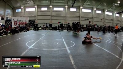 84 lbs Round 4 (10 Team) - Bryce Donahue, DWA vs Kanoa Saferite, NOVA WC