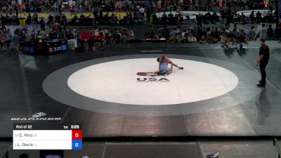 113 lbs Rnd Of 32 - Cooper Hinz, IA vs Liam Davis, FL