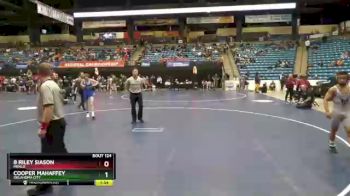 125 lbs Cons. Round 1 - Cooper Mahaffey, Oklahoma City vs 8 Riley Siason, Menlo