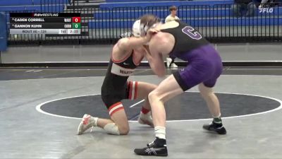 125 lbs Quarterfinal - Caden Correll, Wartburg vs Gannon Kuhn, Cornell College