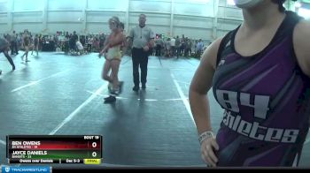 115 lbs Round 4 (10 Team) - Aubrianna Bracken, 84 Athletes vs Ben Jones, Bandits