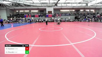 138 lbs Quarterfinal - Dominick Spadaro, Fairfield Warde vs Gavin Plourde, RHAM