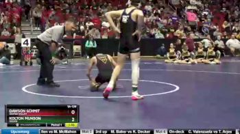 1A-126 lbs Semifinal - Dawson Schmit, Wapsie Valley vs Kolton Munson, Ogden