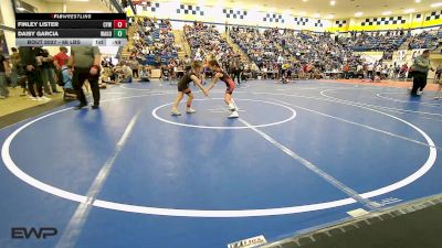 66 lbs Rr Rnd 1 - Finley Lister, Coweta Tiger Wrestling vs Daisy Garcia, Wagoner Takedown Club