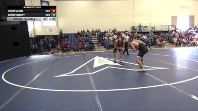 184 lbs Champ. Round 1 - Ryan Clink, Cal Poly SLO vs Drew Croft, Cuesta College