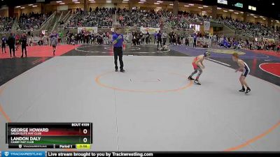 59 lbs Quarterfinal - Landon Daly, Canby Mat Club vs George Howard, Salem Elite Mat Club