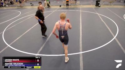 160 lbs Cons. Round 2 - Hunter Gruchow, West Central Wrestling Club vs Jayden Waste, Minnesota