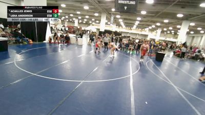 120 lbs 5th Place Match - Acailles Jenks, Utah vs Lidia Anderson, Utah