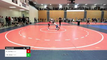 100 lbs Round Of 32 - Raymundo Cortez, Georgia vs Mason Glick, Tomahawk Wrestling Club