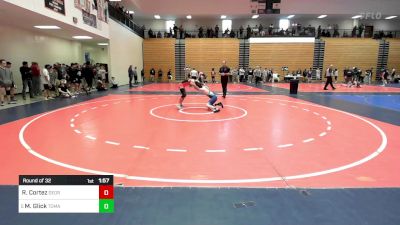 100 lbs Round Of 32 - Raymundo Cortez, Georgia vs Mason Glick, Tomahawk Wrestling Club