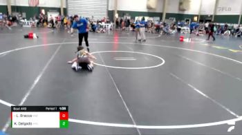 77-84 lbs Cons. Round 2 - Ledge Bracco, SC Wrestling vs Kamdon Delgado, Doniphan Trumbull