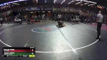 2A 132 lbs Quarterfinal - Kaleb Freel, East Bay vs Eddie Sears, Merritt Island