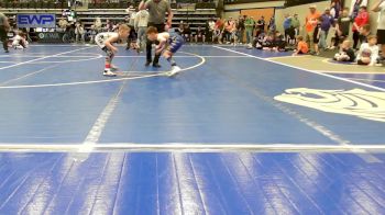 75 lbs Round Of 16 - Brooks VanDeven, Mustang Bronco Wrestling Club vs Jordan Hardgrave, Piedmont