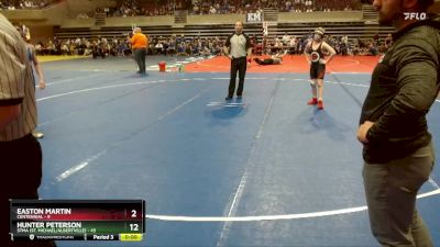 130 lbs Placement (4 Team) - Thomas Snyder, STMA (St. Michael/Albertville) vs Maddox Burvee, Centennial