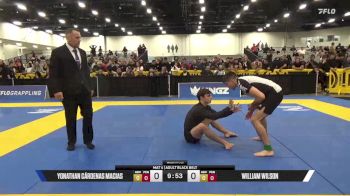 William Wilson vs Yonathan Cárdenas Macias 2025 World IBJJF Jiu-Jitsu No-Gi Championship