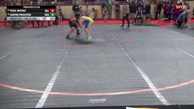 200_B lbs Consi Rd 1 32 #2 - Paul Mateo, Hazleton vs Justin Proctor, Yough