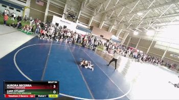 52 lbs Cons. Round 3 - Liam Stuart, Evanston Elite Wrestling vs Aurora Becerra, Maximus Wrestling