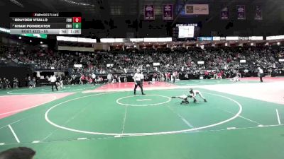 55 lbs Semifinal - Brayden Vitallo, FOWCA vs Kham Poindexter, SWCA
