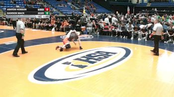 157 lbs Quarterfinals (8 Team) - Dawson Mack, Joliet (Catholic Academy) vs Ashton Hobson, Aurora (Marmion Academy)