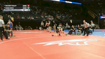 165 Class 2 lbs Quarterfinal - Deagen Pasley, Savannah vs Owen Roth, Ste. Genevieve
