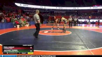 3 lbs Champ. Round 1 - Paul Kadlec, Lockport (Twp) vs Antonio Torres, Aurora (Waubonsie Valley)